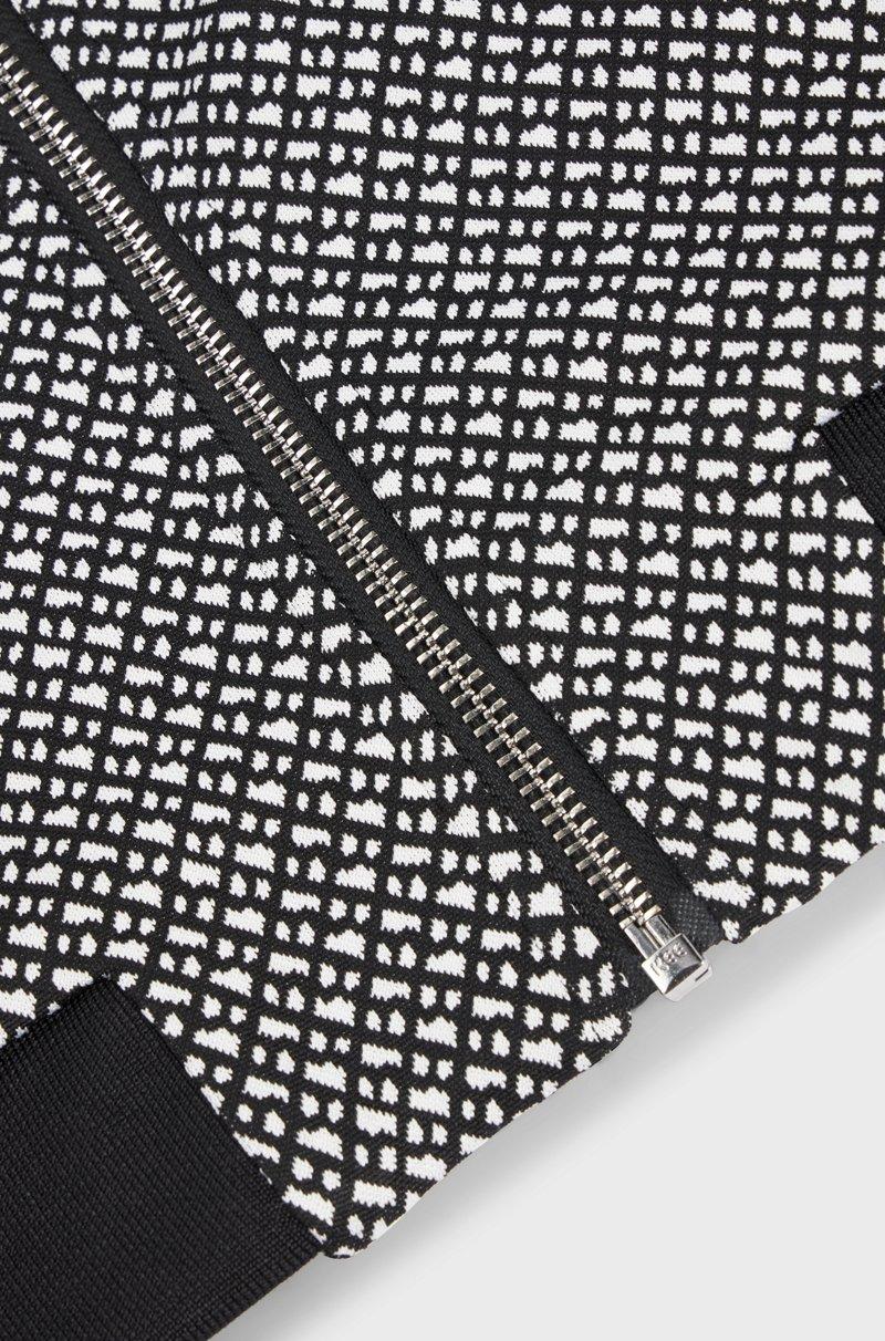 Hugo Boss Cárdigan para niños con cremallera y monograma en la parte delantera Libre de impuestos