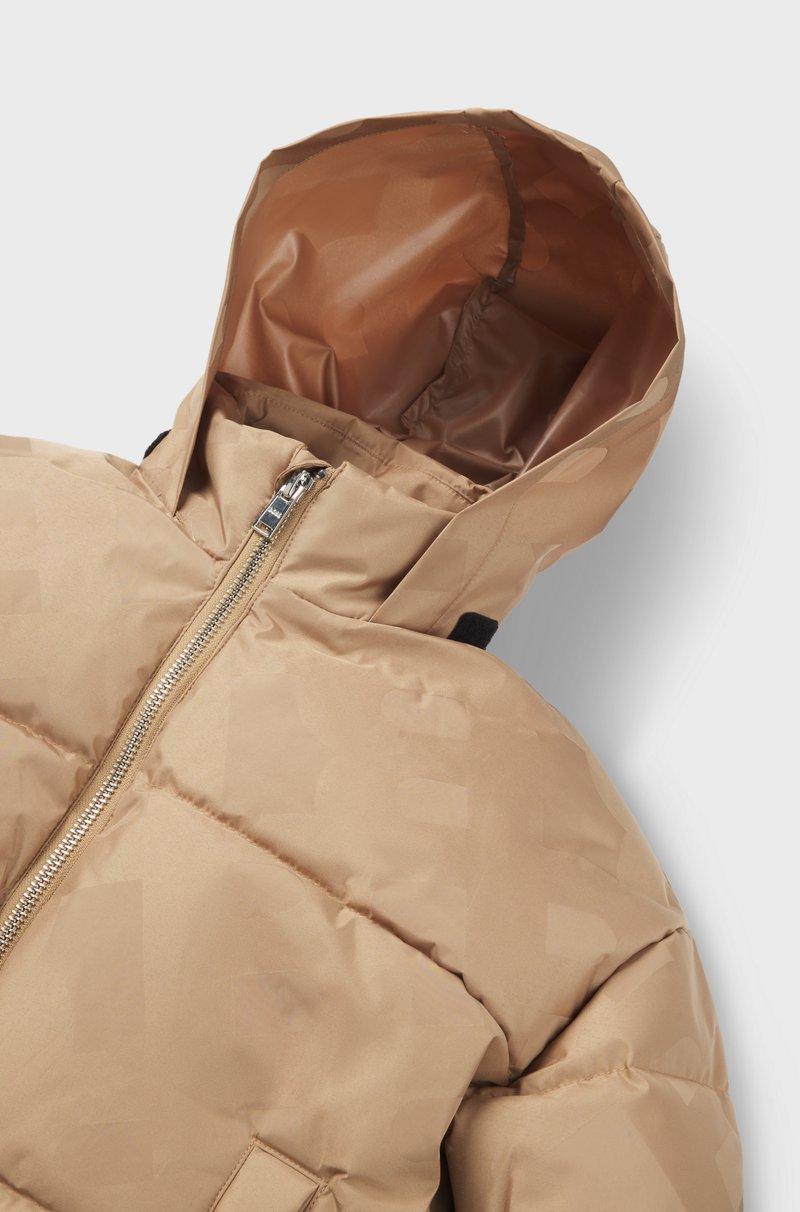 Hugo Boss Chaqueta acolchada para niños adornada con monogramas Descuentos del mes