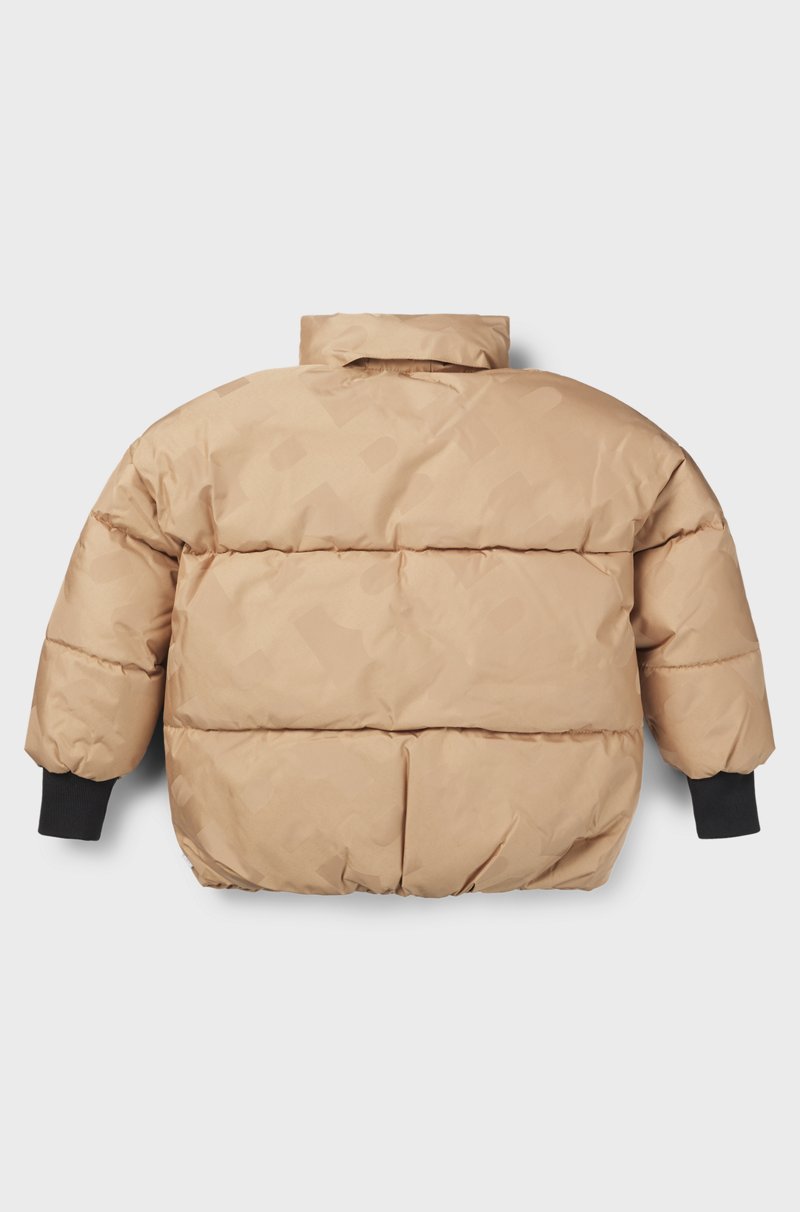 Hugo Boss Chaqueta acolchada para niños adornada con monogramas Descuentos del mes