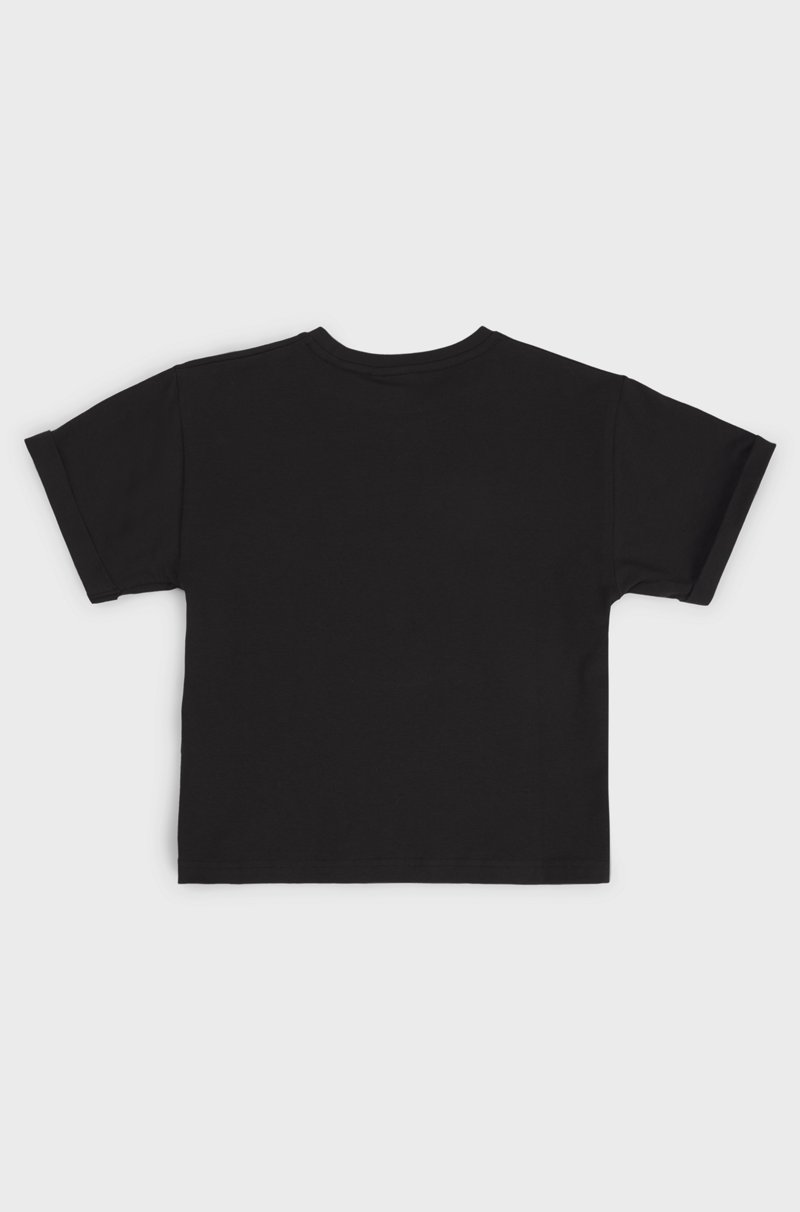 Hugo Boss Camiseta para niños en algodón elástico con logo de efecto metálico Devoluciones gratuitas