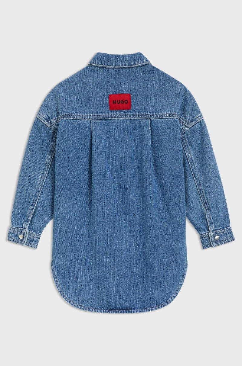 Hugo Boss Camisa en denim holgada para niños 2025