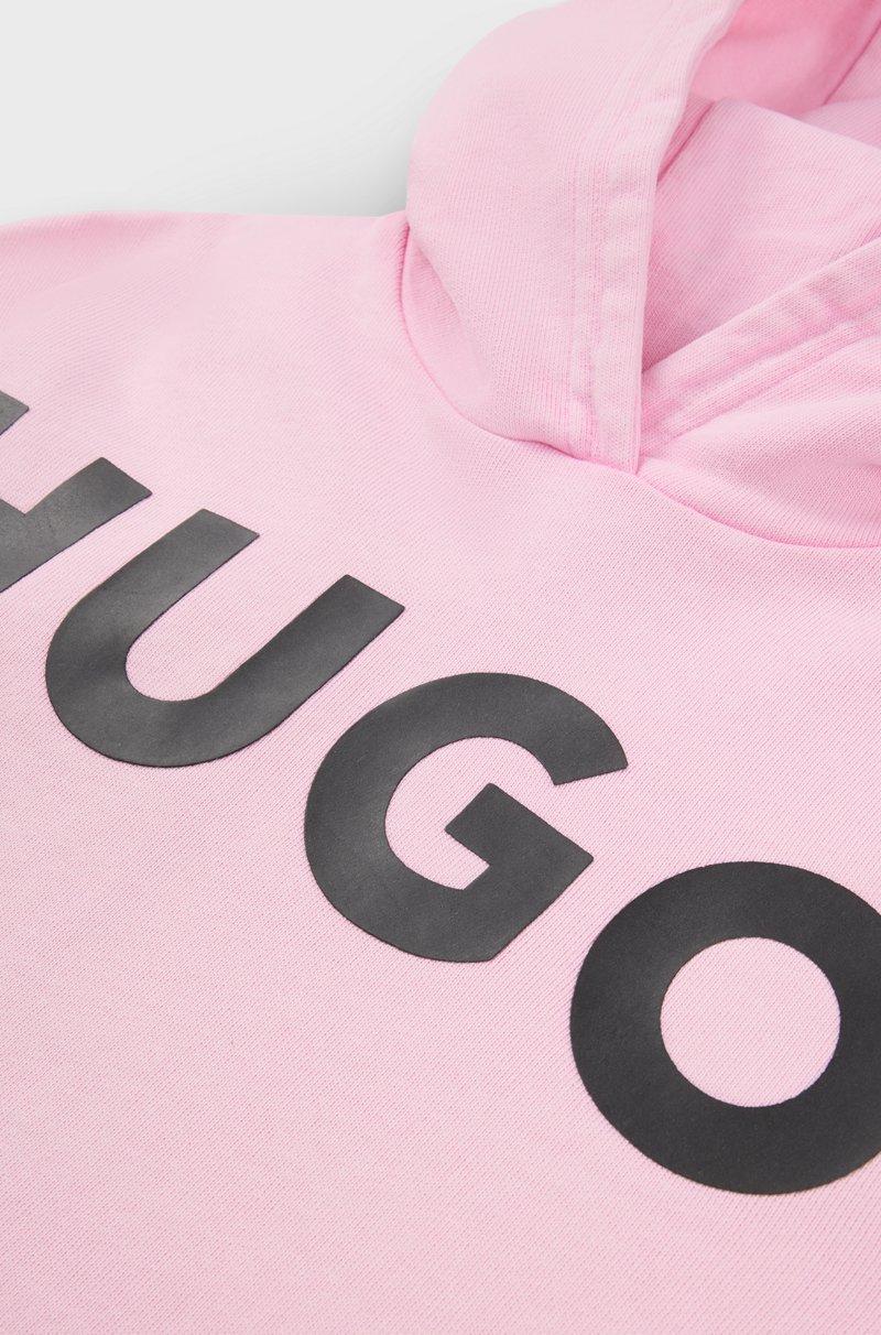 Hugo Boss Sudadera con capucha para niños en felpa de rizo de algodón con logo estampado Ofertas