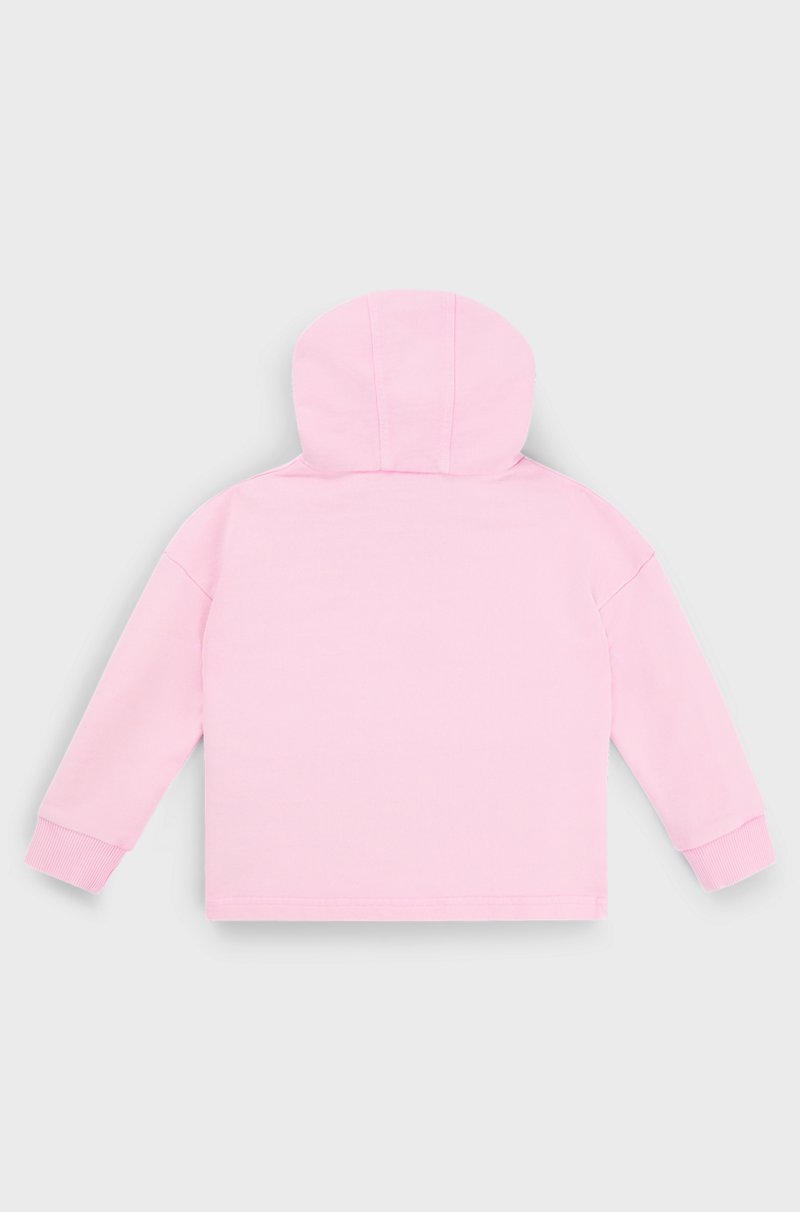 Hugo Boss Sudadera con capucha para niños en felpa de rizo de algodón con logo estampado Ofertas