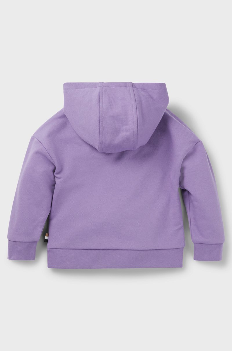 Hugo Boss Sudadera con capucha oversize fit con logo bordado para niños En oferta
