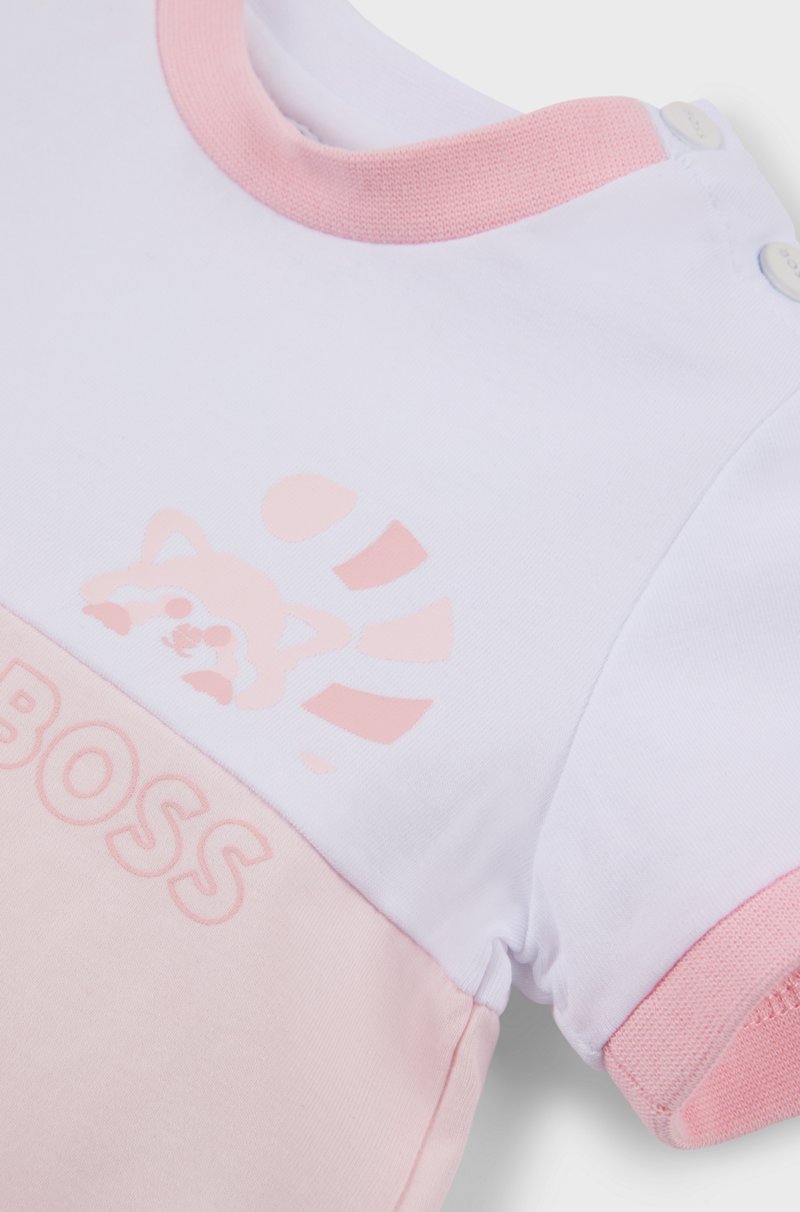 Hugo Boss Conjunto de camiseta y shorts para bebés en caja de regalo Rebajas baratas