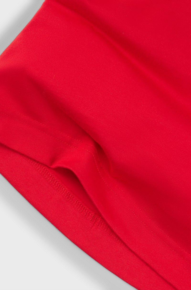 Hugo Boss Vestido estilo camiseta de punto de algodón para niños con ilustración de logo con tachuelas Los más vendidos