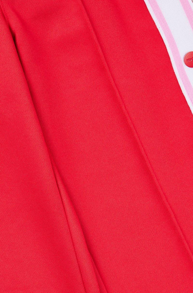 Hugo Boss Pantalones de chándal para niños con botones automáticos en las costuras laterales Ventas relámpago