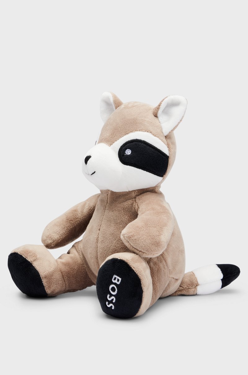 Hugo Boss Peluche de panda rojo con logo bordado para bebés Rebajas top