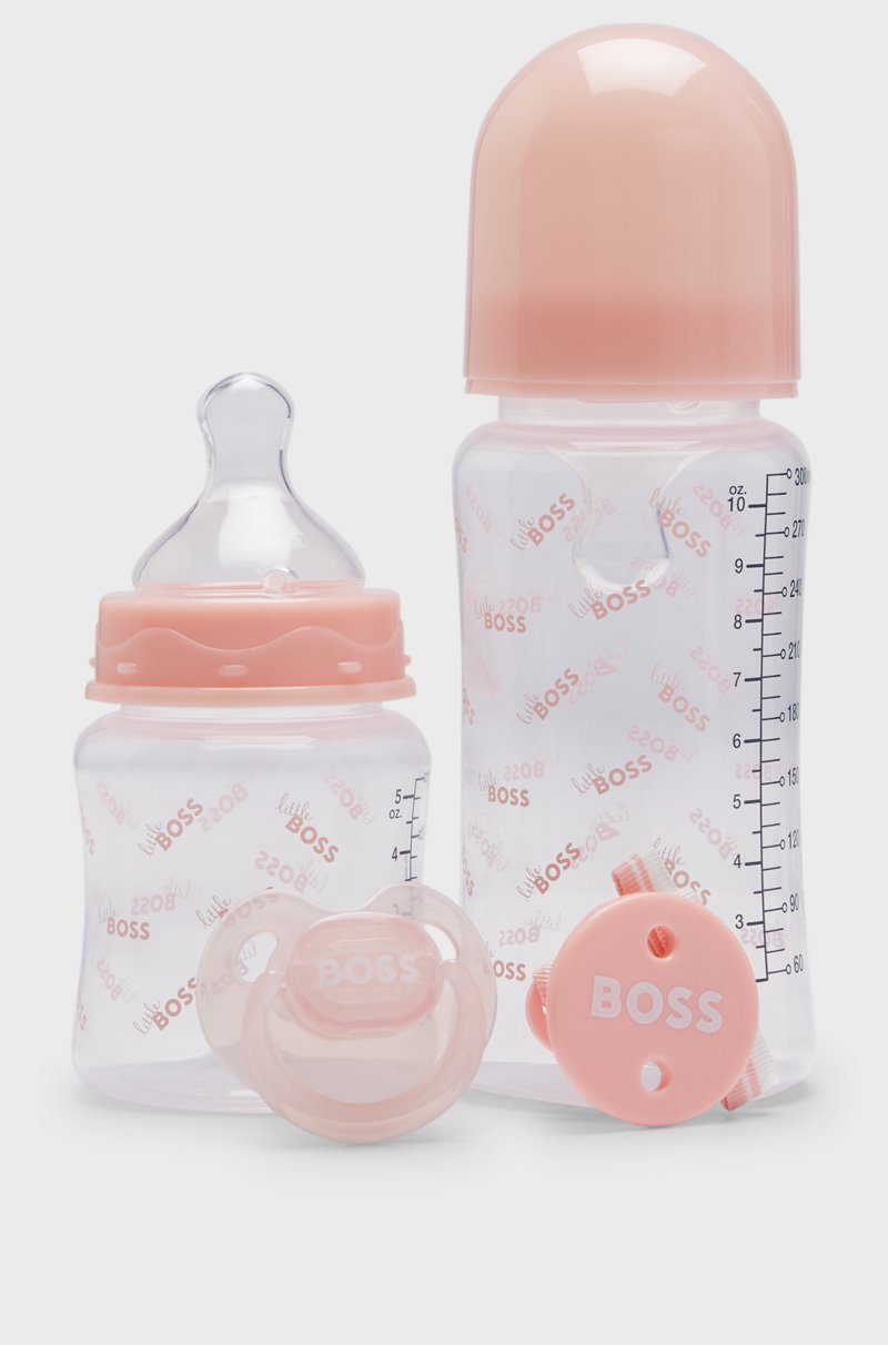 Hugo Boss Set de biberones chupete y clip en caja de regalo Envío gratis
