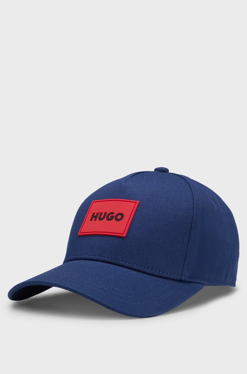 Hugo Boss Gorra para niños en sarga de algodón con insignia de logo Oferta especial de fábrica