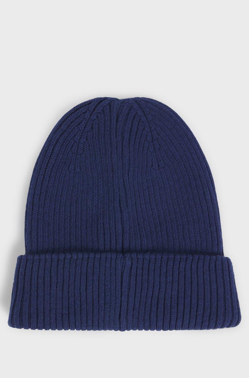Hugo Boss Gorro de punto para niños con etiqueta de logo rojo Descuentos del mes