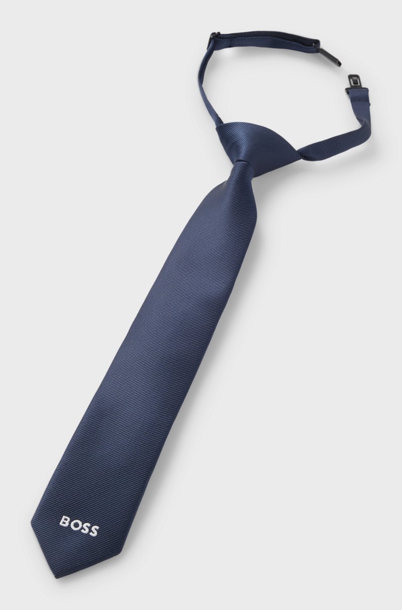 Hugo Boss Corbata para niños preanudada y con cierre ajustable en caja de regalo Ofertas de temporada