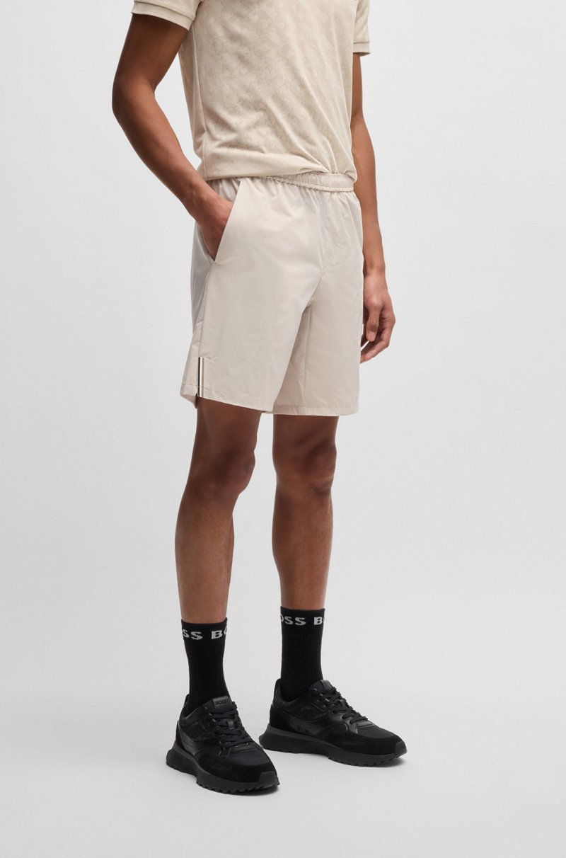 Hugo Boss Shorts de tenis activos en tejido superelástico de secado rápido