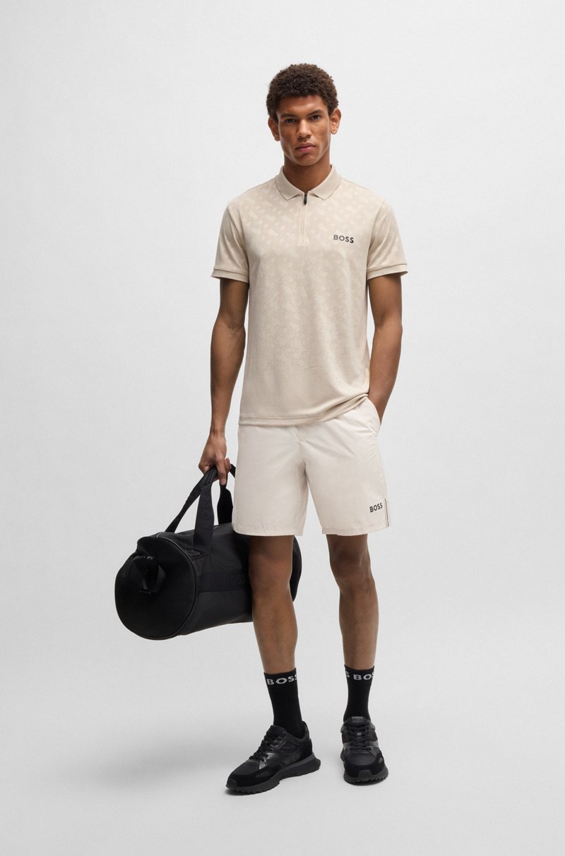 Hugo Boss Shorts de tenis activos en tejido superelástico de secado rápido Devoluciones gratuitas