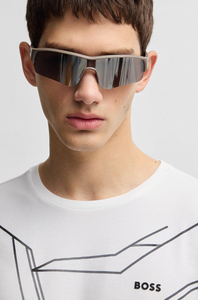 Hugo Boss Camiseta de algodón elástico con estampado degradado En línea