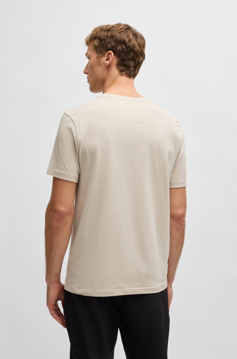 Hugo Boss Camiseta relaxed fit en tejido elástico con logo de diseño Rebajas baratas