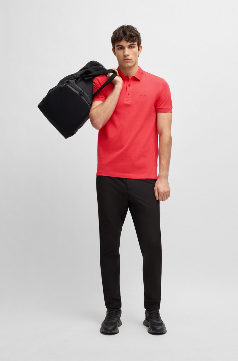 Hugo Boss Polo Paddy de piqué de algodón con logo en el reverso del cuello Liquidación