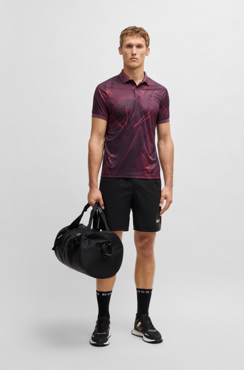 Hugo Boss Polo Active Paddy con estampado gráfico y protección UV Rebajas online