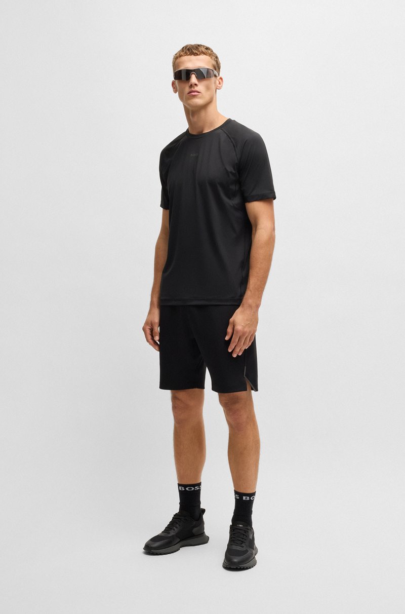 Hugo Boss Camiseta activa slim fit con detalles reflectantes decorativos ÚLTIMAS EDICIONES