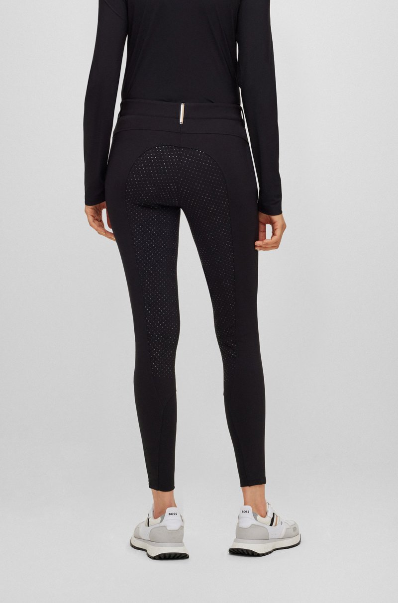 Hugo Boss Pantalones de equitación de material superelástico con agarre integral Precio de fábrica