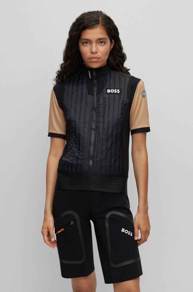 Hugo Boss Chaleco BOSS x ASSOS en material repelente al agua con aislante Promoción por tiempo limitado