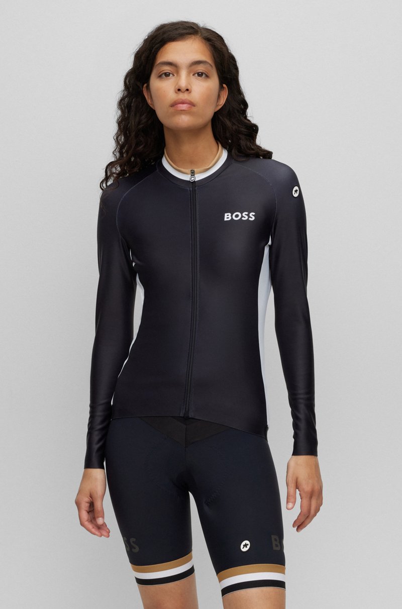 Hugo Boss Camiseta BOSS x ASSOS de punto con cremallera y tres bolsillos traseros Promoción trimestral