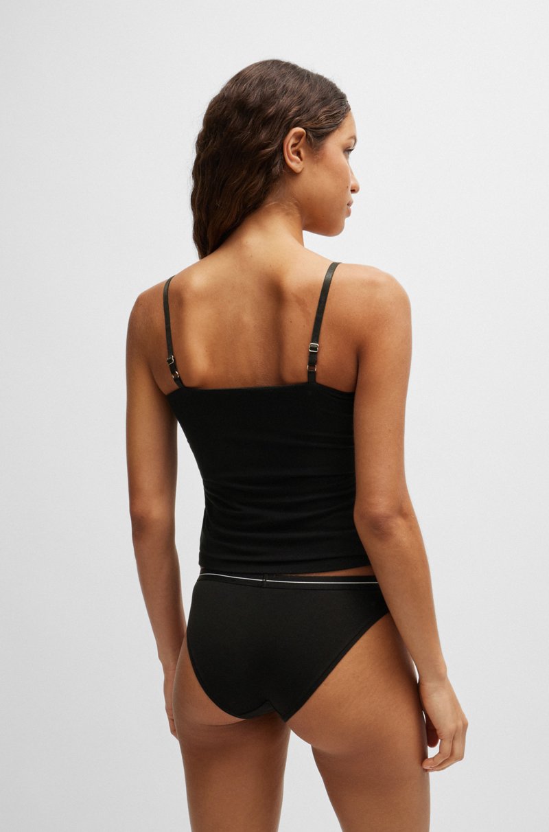 Hugo Boss Paquete de tres calzoncillos slip de algodón elástico con logo en la cintura Precios de Black Friday