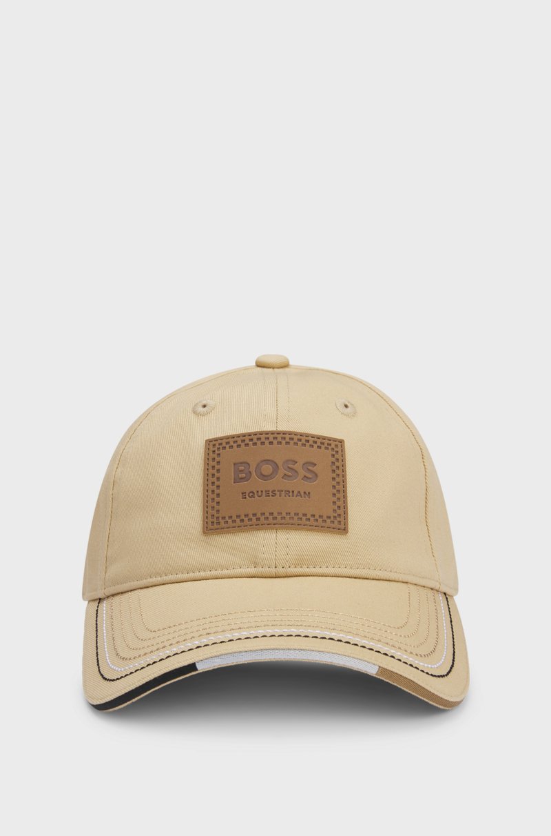 Hugo Boss Gorra para equitación con parche con logo de inspiración retro En oferta