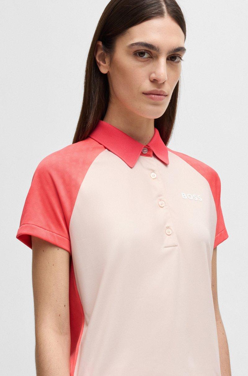 Hugo Boss Polo con bloques de color y detalle de logo Libre de impuestos