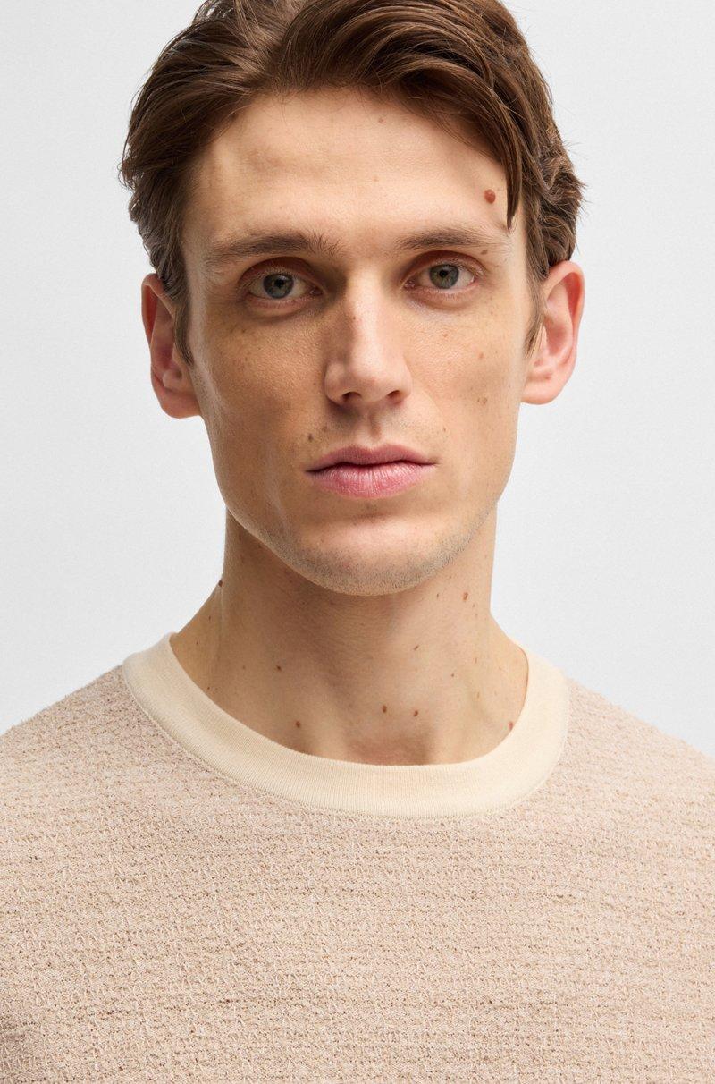 Hugo Boss Camiseta relaxed fit de jacquard Venta caliente