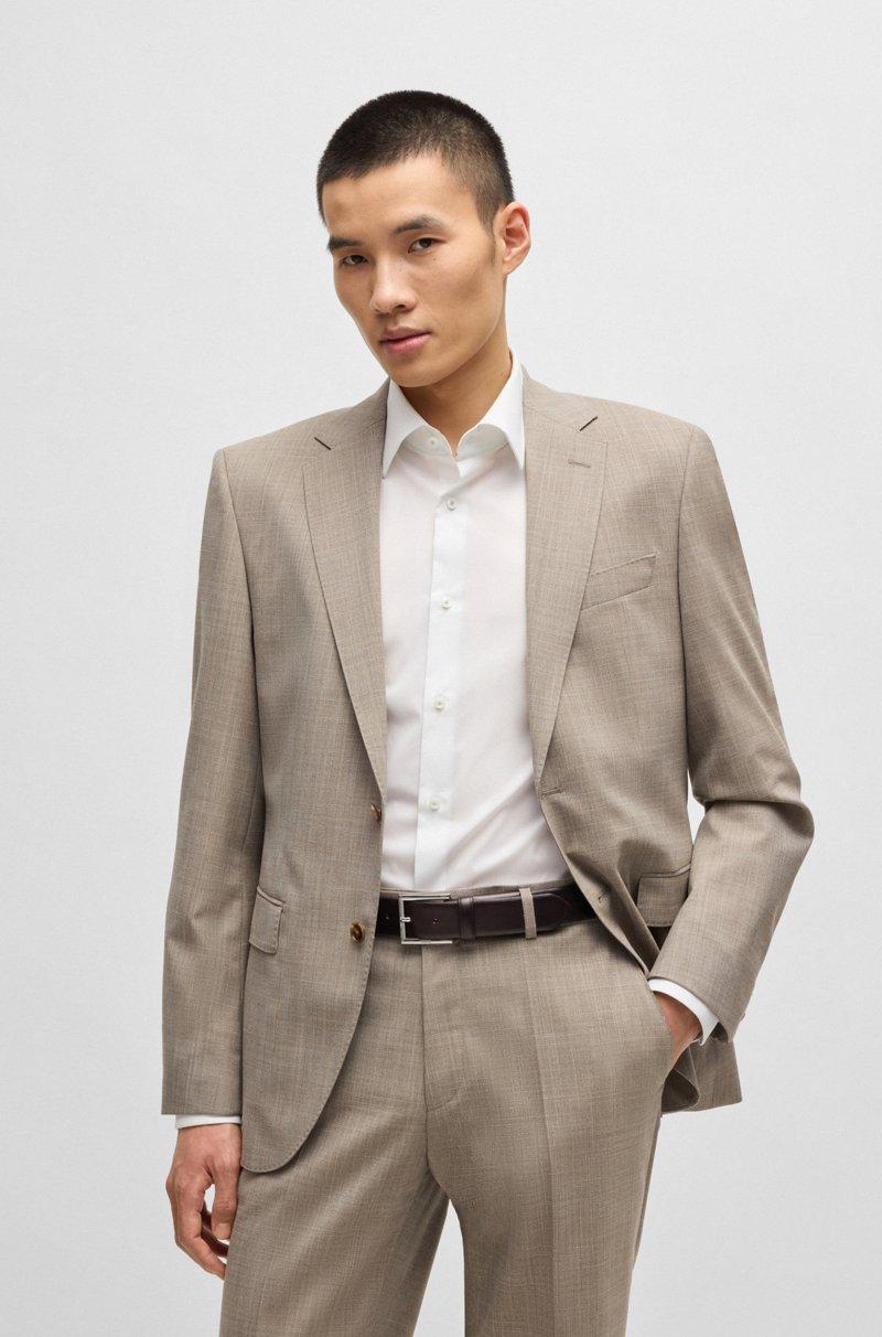Hugo Boss Cinturón de piel Dressletic con sección elástica oculta Gran oferta