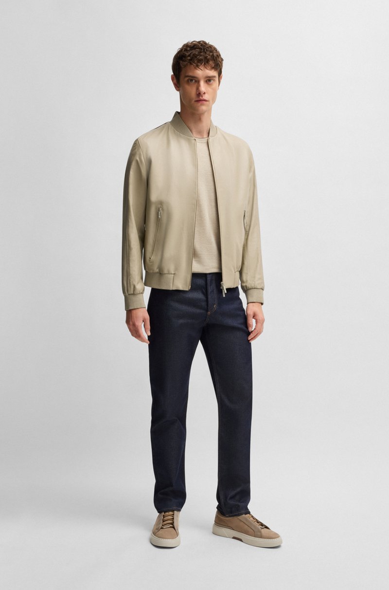 Hugo Boss Chaqueta BOSS x ASTON MARTIN de piel de napa con detalles calados Ventas relámpago