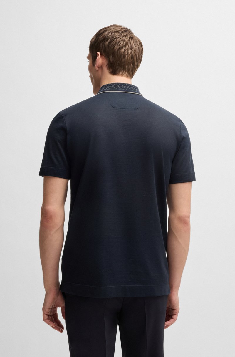Hugo Boss Polo BOSS x ASTON MARTIN de algodón lino y seda Descuento