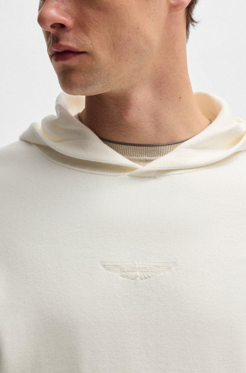 Hugo Boss Sudadera con capucha BOSS x ASTON MARTIN de algodón de alta torsión con logo bordado Mejor oferta