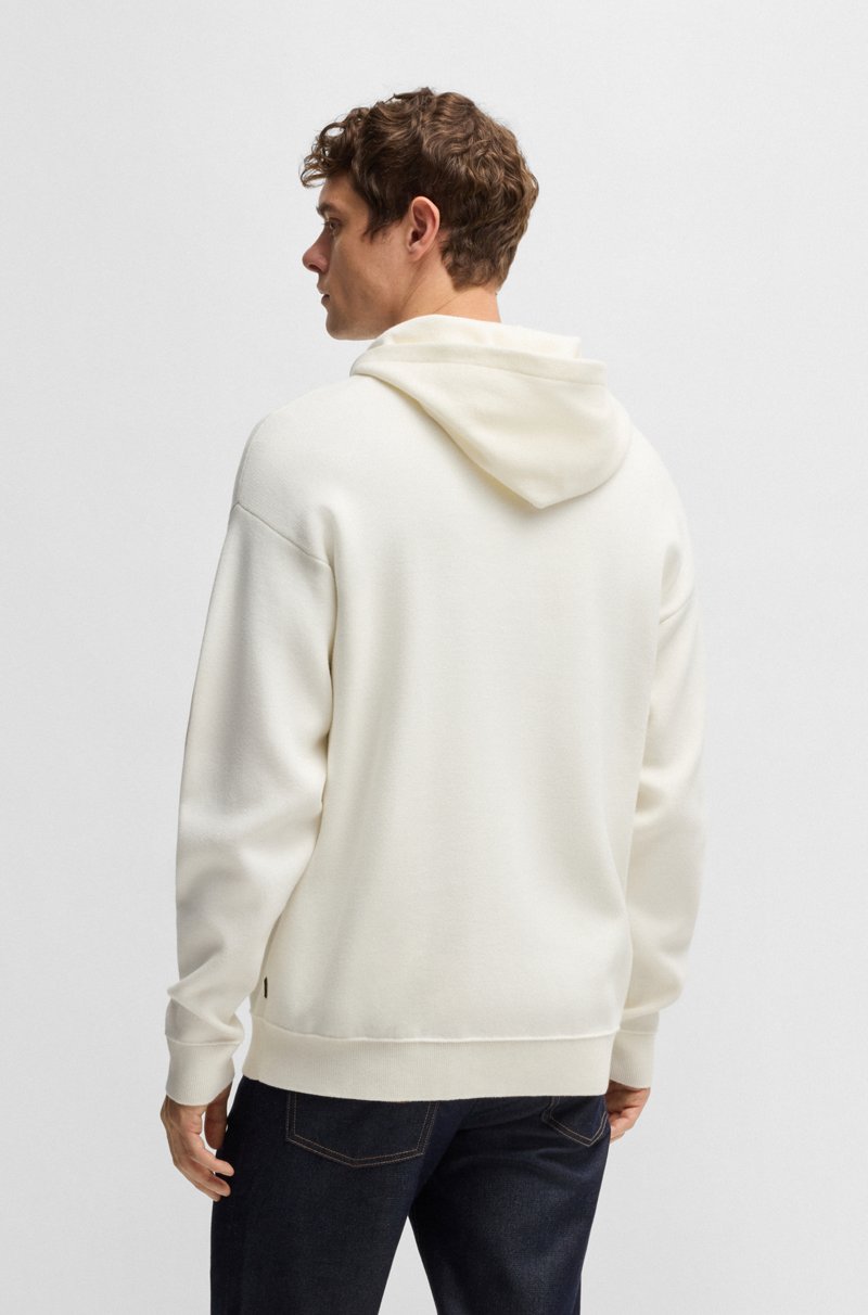 Hugo Boss Sudadera con capucha BOSS x ASTON MARTIN de algodón de alta torsión con logo bordado Mejor oferta