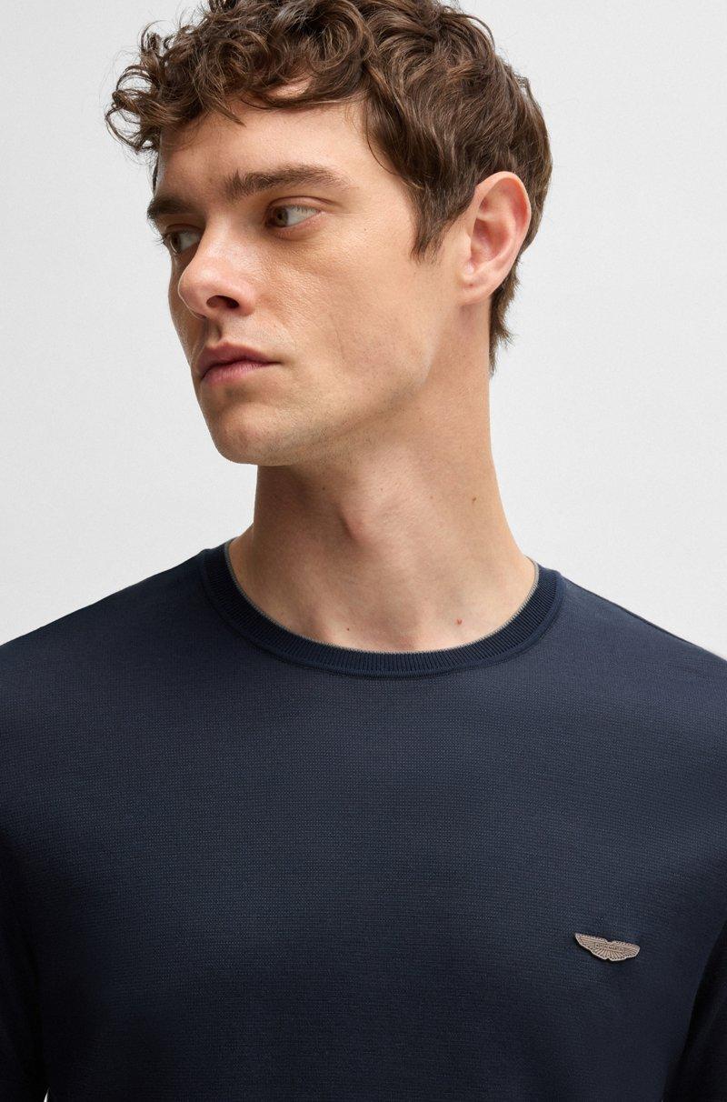 Hugo Boss Camiseta BOSS x ASTON MARTIN de algodón lino y seda Rebajas online