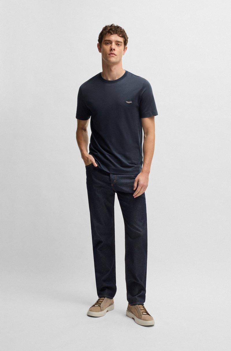 Hugo Boss Camiseta BOSS x ASTON MARTIN de algodón lino y seda Rebajas online