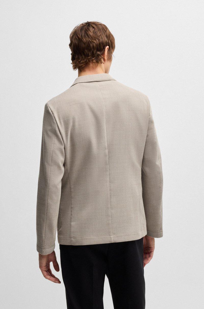 Hugo Boss Blazer slim fit estampado de mezcla de lana Envío gratis
