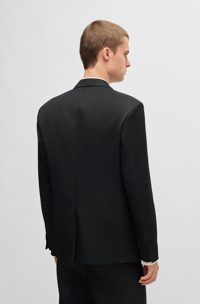 Hugo Boss Americana HUGO FORWARD slim fit en sarga de mezcla de lana Últimos 3 días