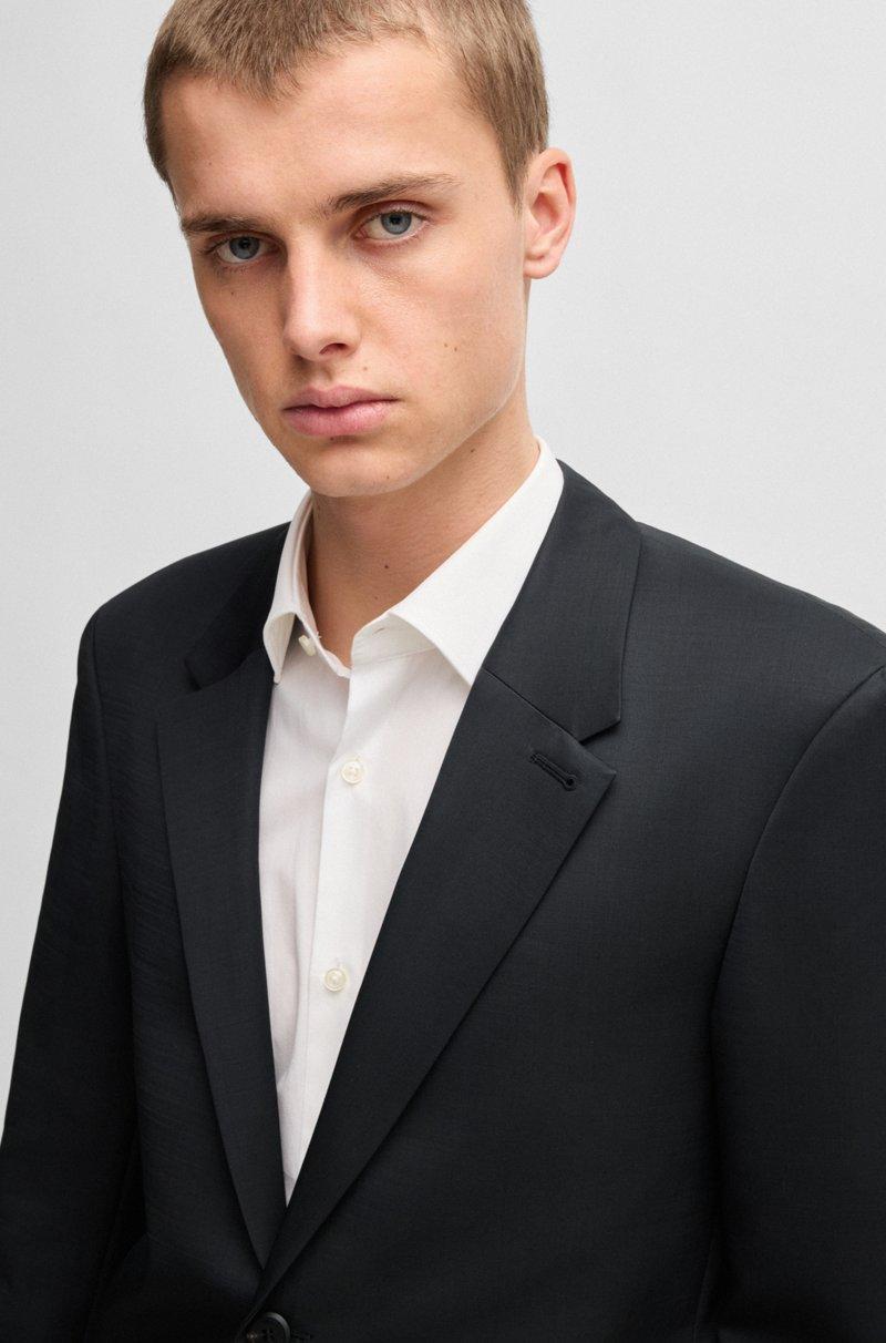 Hugo Boss Americana HUGO FORWARD slim fit en sarga de mezcla de lana Últimos 3 días