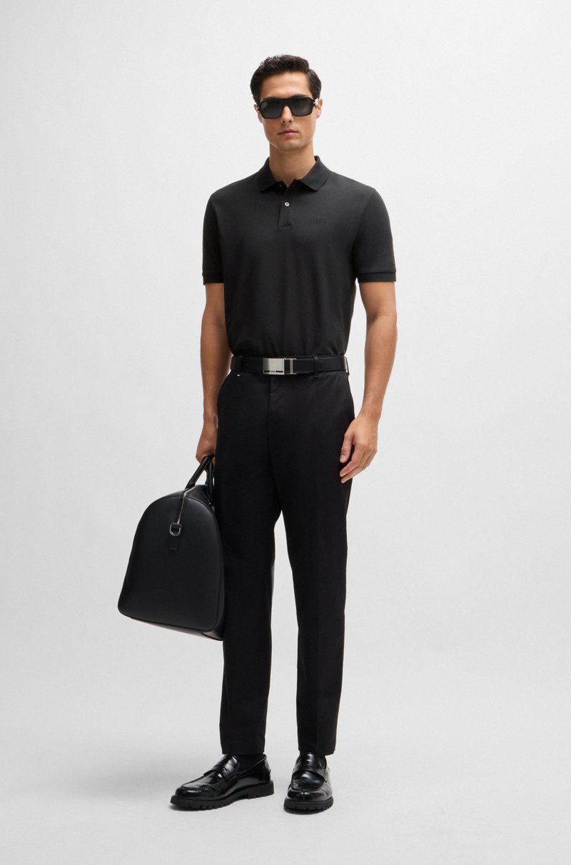 Hugo Boss Polo Pallas regular fit de algodón con logo bordado Tienda de fábrica