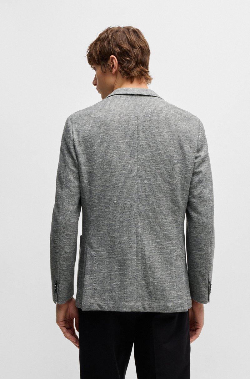 Hugo Boss Chaqueta regular fit de tejido elástico con microestampado Ahorra y exporta