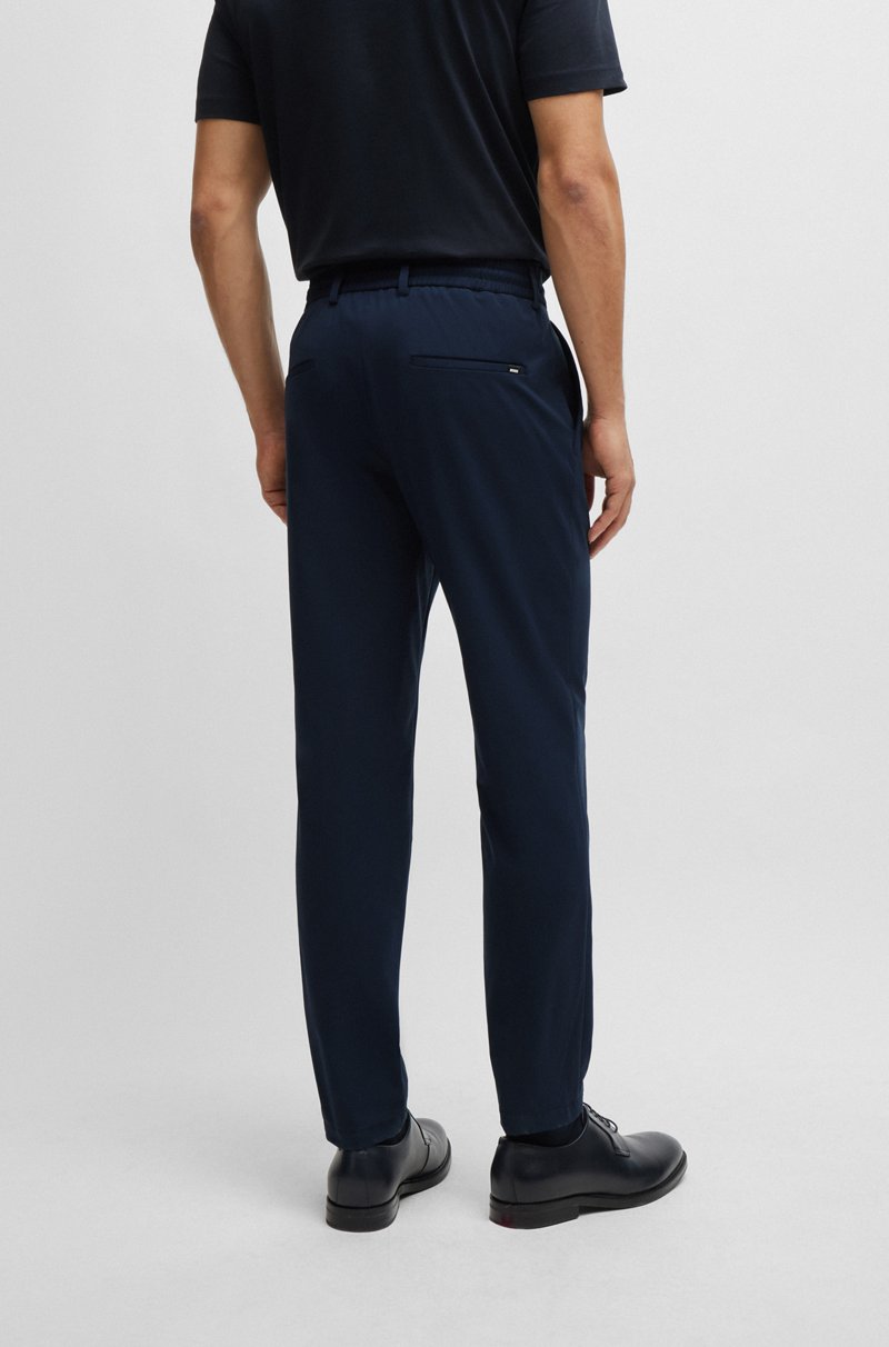 Hugo Boss Pantalones slim fit de punto técnico elástico Descuento por venta flash