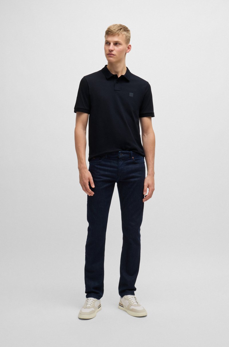 Hugo Boss Polo slim fit de algodón elástico con parche de logo Ofertas