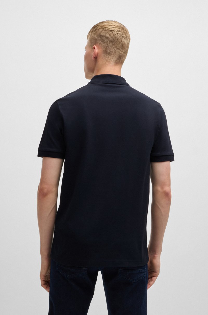 Hugo Boss Polo slim fit de algodón elástico con parche de logo Ofertas