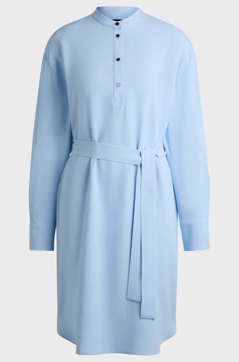 Hugo Boss Vestido con cinturón y tapeta de botones automáticos Envío gratis