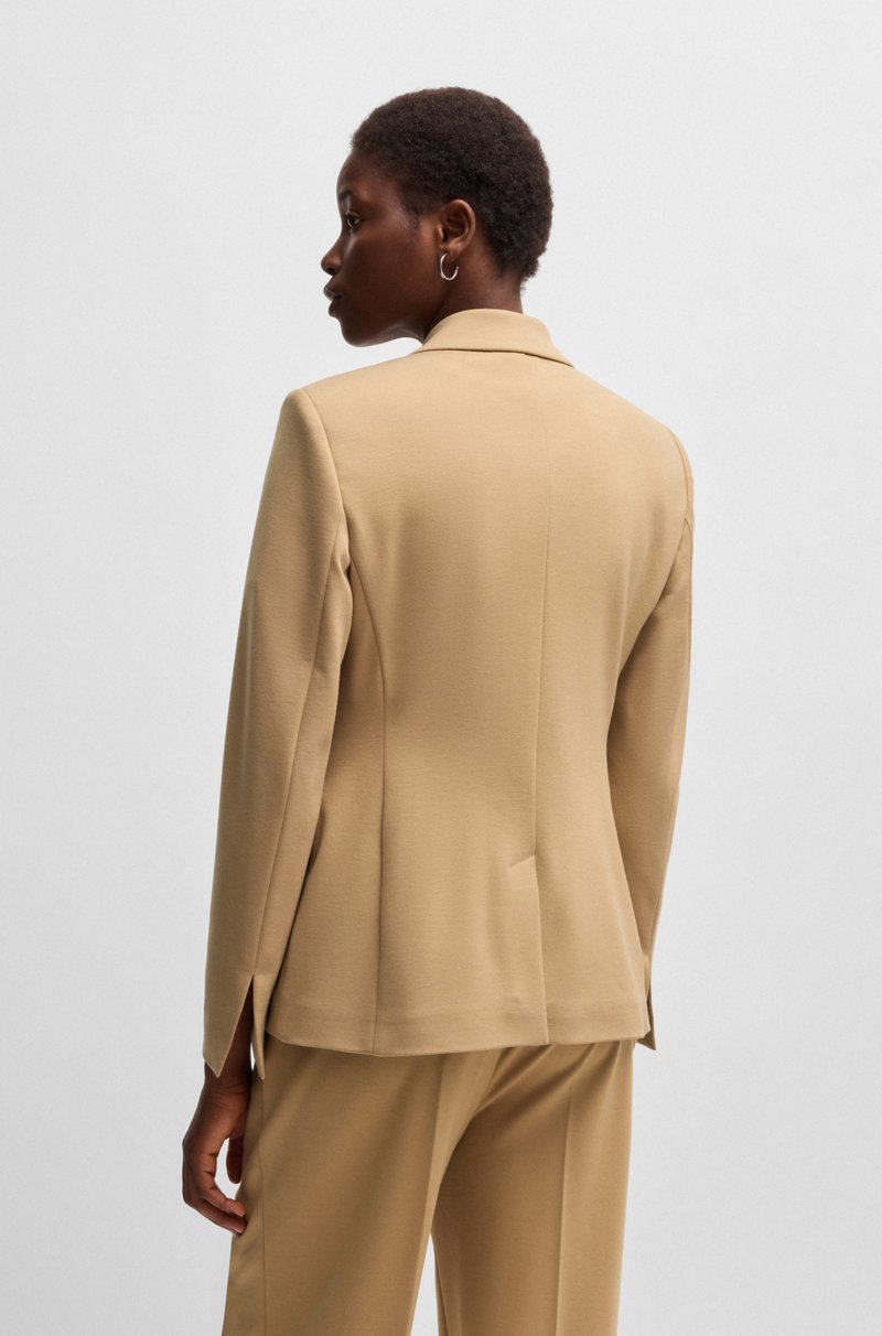 Hugo Boss Blazer slim fit con bolsillos con cremallera Último día