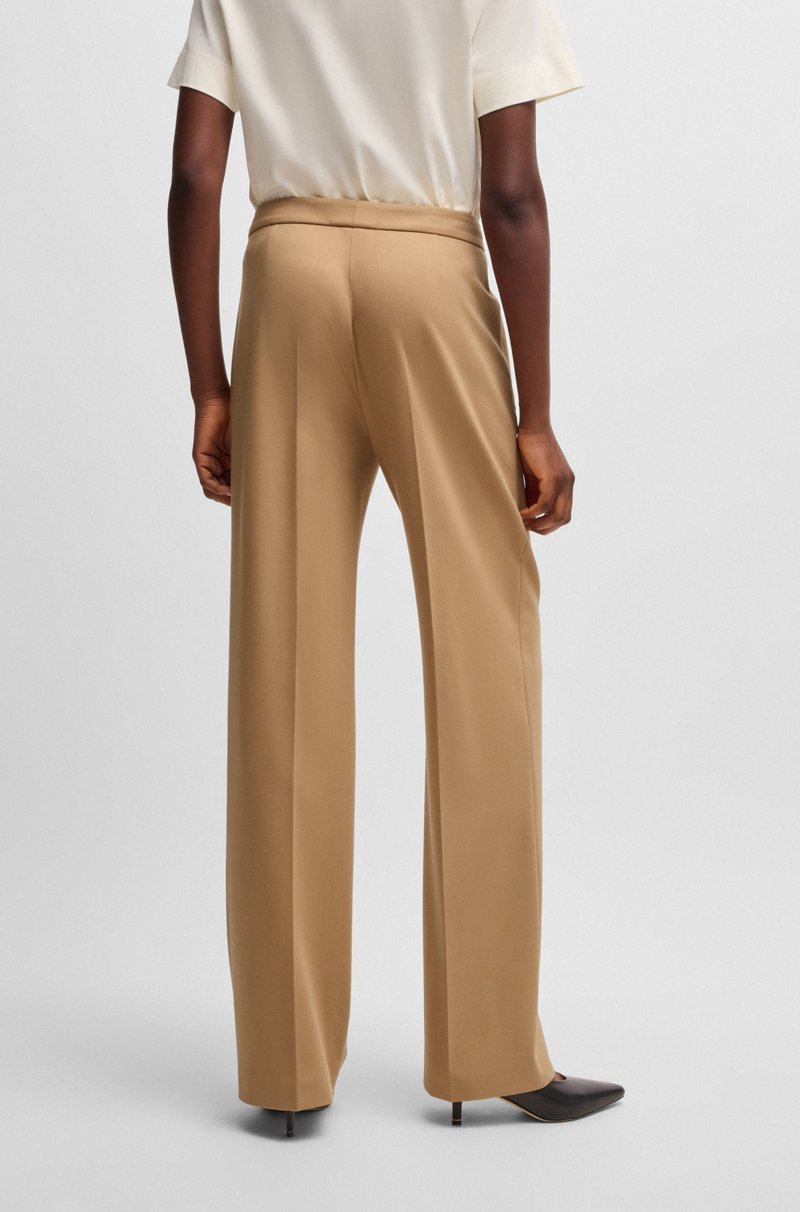 Hugo Boss Pantalones regular fit de tejido elástico con bolsillos con cremallera Precio de fábrica