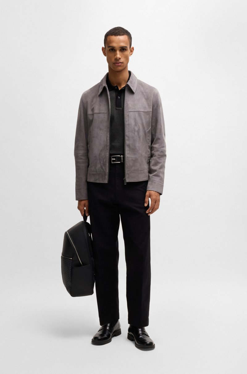 Hugo Boss Polo de algodón mercerizado con microestampado Liquidación