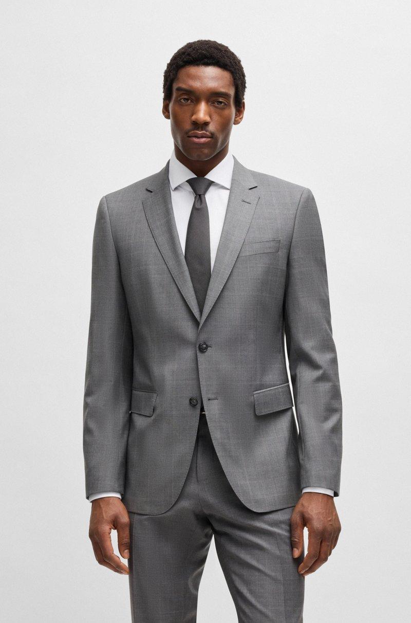 Hugo Boss Traje slim fit de lana virgen a cuadros Envío internacional gratuito
